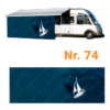Markisen-Banner_Happy-Camping_Nr-074_Segelboot-Meer